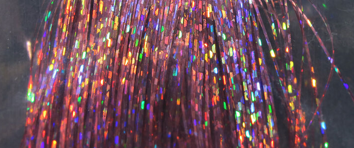 Holographic Flashabou Adds A Bright Flash Of Color To Your Freshwater Flies And Saltwater Flies