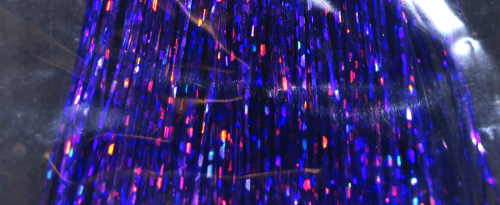 Holographic Flashabou Adds A Bright Flash Of Color To Your Freshwater Flies And Saltwater Flies