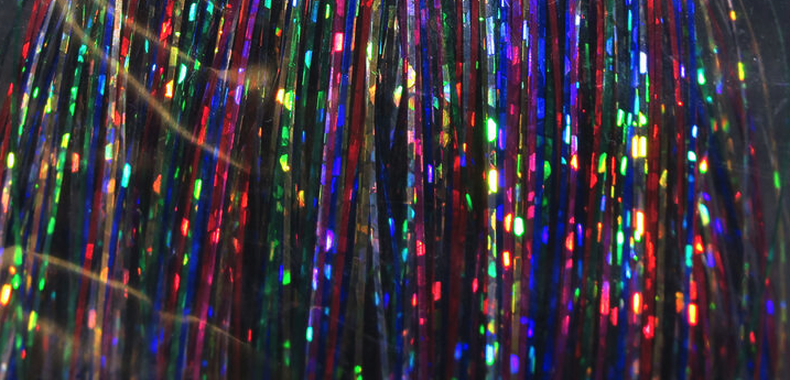Holographic Flashabou Adds A Bright Flash Of Color To Your Freshwater Flies And Saltwater Flies