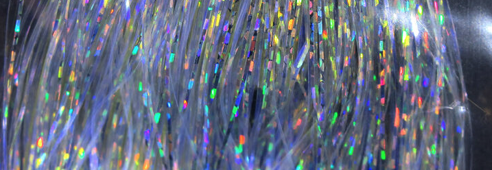 Holographic Flashabou Adds A Bright Flash Of Color To Your Freshwater Flies And Saltwater Flies