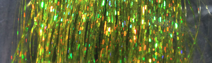 Holographic Flashabou Adds A Bright Flash Of Color To Your Freshwater Flies And Saltwater Flies