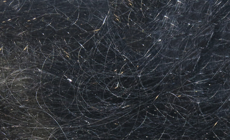 Hareline Ice Wing Fiber Black