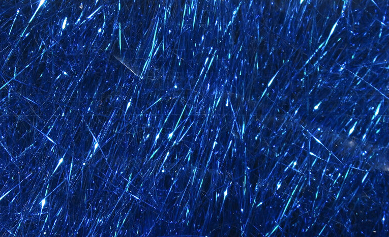 Hareline Ice Wing Fiber Blue Steelie