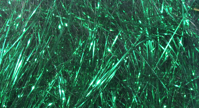 Hareline Ice Wing Fiber Green