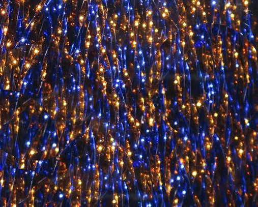 Krystal Flash accents imitating scales in baitfish flies