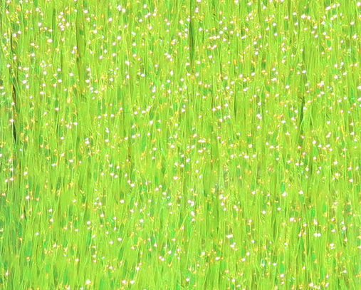 Close detail of Krystal Flash twisted reflective fibers