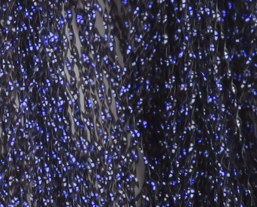 Black Krystal Flash UV accent strands for streamer flies