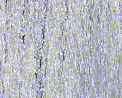 Krystal Flash fly tying material in pearl white for trout streamers