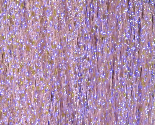 Krystal Flash material in vibrant pink for fly tying