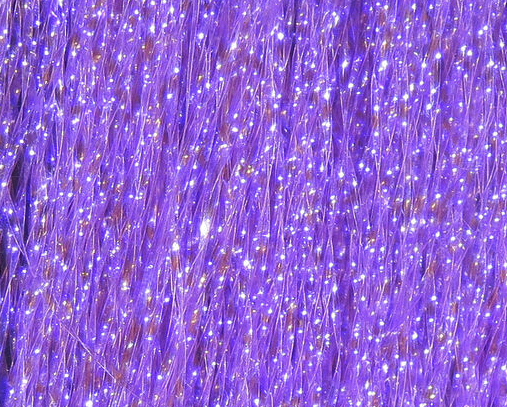 Krystal Flash strands providing shimmer in wet flies