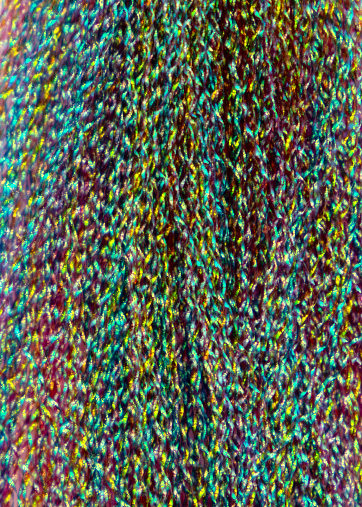 Krystal Flash shining with rainbow iridescence