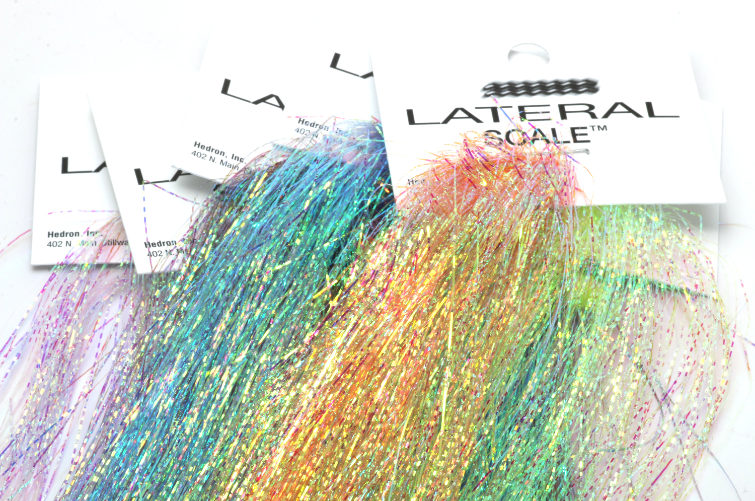 Vibrant Dyed Mirage Lateral Scale 1/69'' for Fly Tying - Premium Flash Material