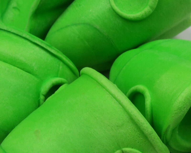 Green Chartreuse style of the  Flymen Fishing Surface Seducer Double Barrel Popper Bodies