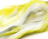 Hareline Polychrome Rabbit Strips White Yellow Chartreuse