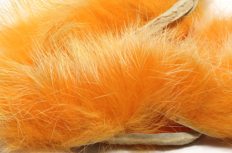 High-quality, ethically sourced rabbit strip for fly fishing enthusiasts