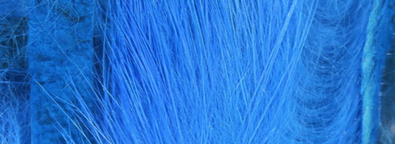 Hareline Rabbit Strips Fl Blue