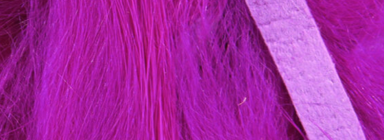 Hareline Rabbit Strips Fl Fuchsia