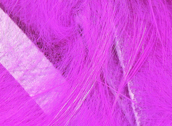 Hareline Rabbit Strips Micro Hot Pink