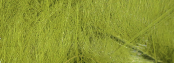 Hareline Rabbit Strips Micro Olive