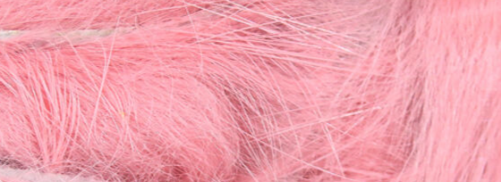 Hareline Rabbit Strips Micro Salmon Pink