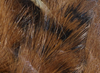 Hareline Rabbit Strips Barred Black Medium Brown