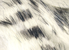 Hareline Rabbit Strips Barred Black White