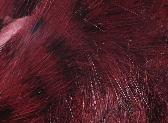 Hareline Rabbit Strips Barred Black Wine