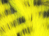 Hareline Rabbit Strips Barred Black Yellow
