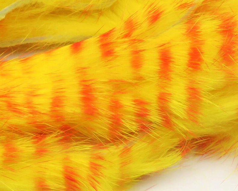 Hareline Red Barred Rabbit Strips