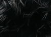 Hareline Shimmer Rabbit Strips Black With Silver Shimmer