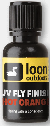 Loon UV Fly Finish Colors Hot Orange