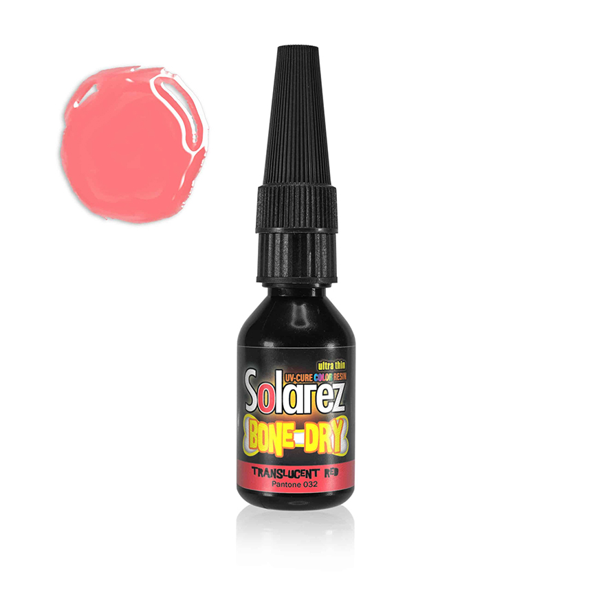 Ensure your flies stand out with the quick-curing, vibrant Solarez Bone Dry Colors UV Resin.