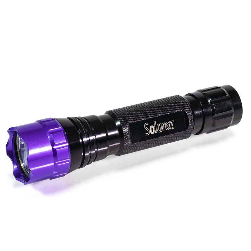 Solarez High Output UVA Light: Rechargeable UV flashlight for rapid curing of UV resins.