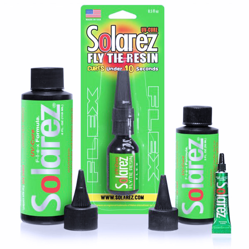 Solarez Flex UV Resin: Perfect for flexible finishes on fly tying swimmers