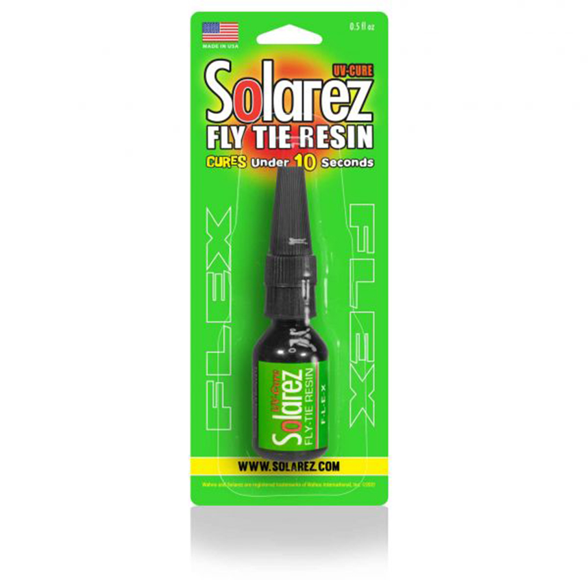 Versatile Solarez Flex UV Resin for fly tying and effective wader repairs