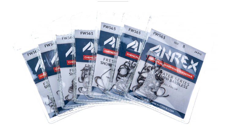 Shop barbless trout fly tying hooks and Hareline fly tying materials online at TheFlyFishers.com