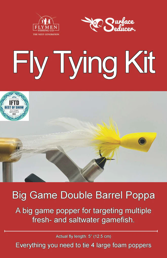 Flymen Fishing Big Game Double Barrel Poppa Fly Pattern Kit For Sale Online