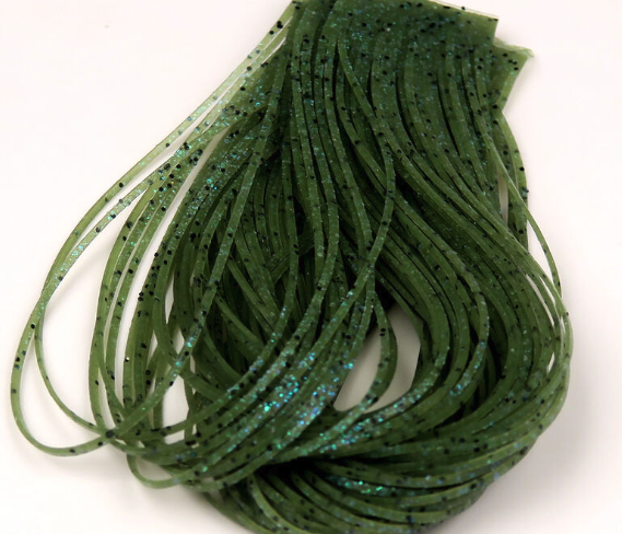 Hareline Loco Legs Olive Dun Turtle Grass