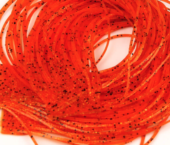 Hareline Loco Legs Orange Shrimp