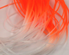 Hareline Micro Silicone Legs Clear With Fl Orange Tips