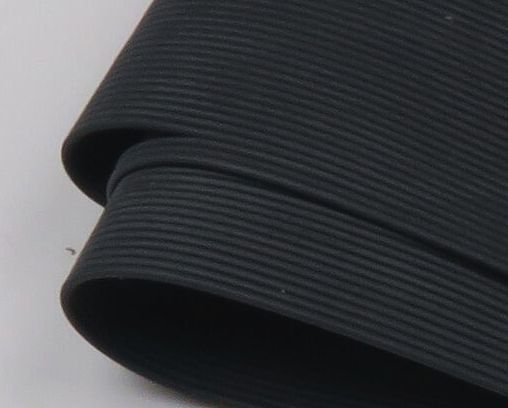 Round Rubber Legs Medium Black