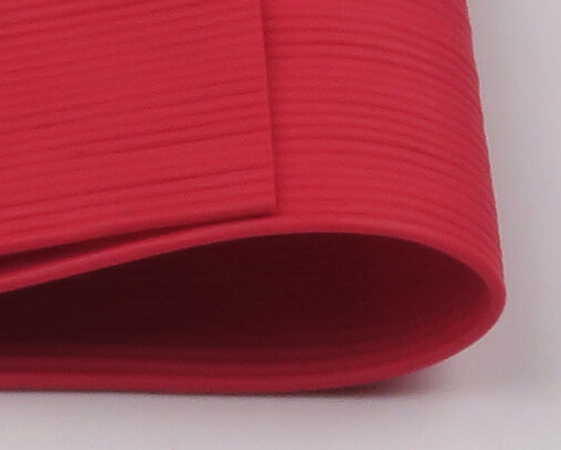 Round Rubber Legs Medium Red