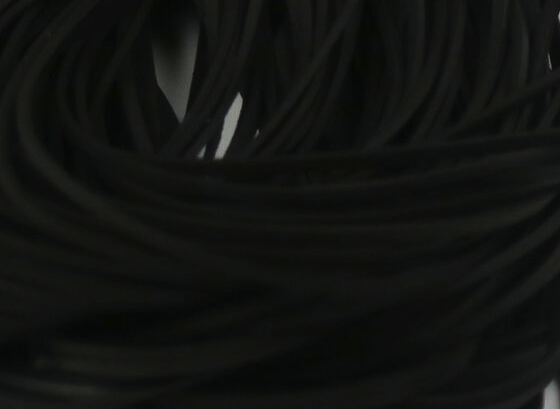 Hareline Silicone Flutter Legs Black