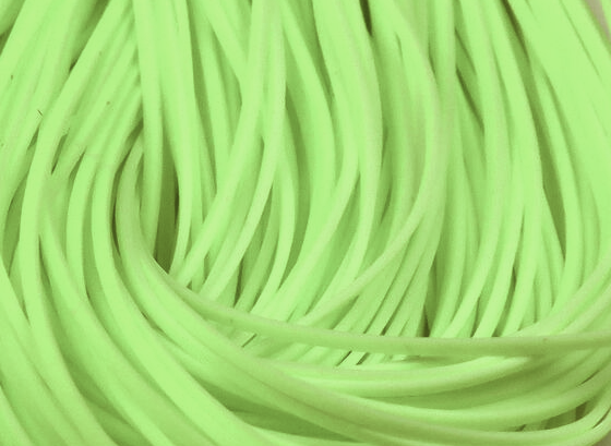 Hareline Silicone Flutter Legs Fl Yellow Chartreuse