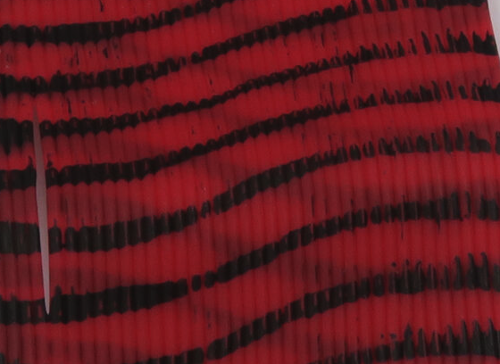 Hareline Tarantu-Leggs Red Black Barred