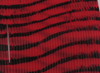 Hareline Tarantu-Leggs Red Black Barred