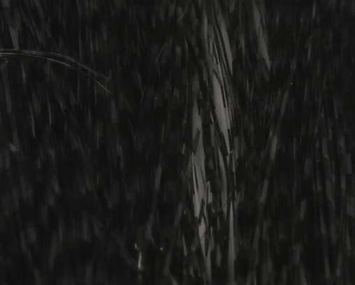 Micro Barred Voodoo Fibers Black Barred Clear