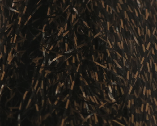 Micro Barred Voodoo Fibers Black Barred Root Beer