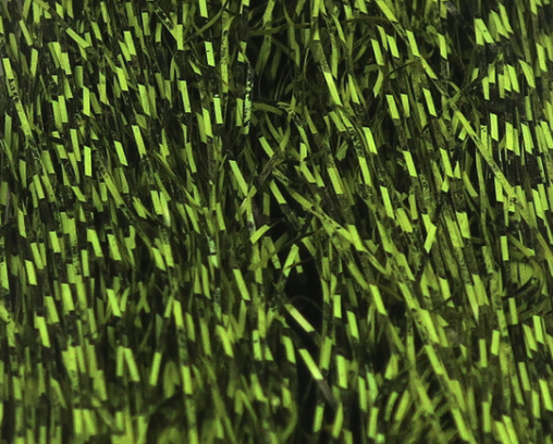 Micro Barred Voodoo Fibers Black Barred Yellow