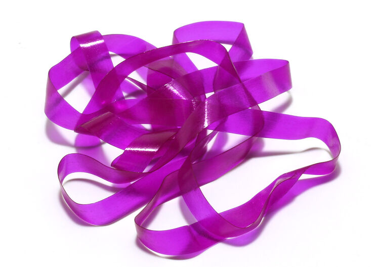 Fly tying materials for tying scud trout flies.